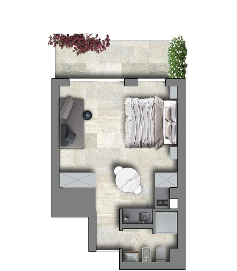 La Finestra Sul Mare Modern Apartment Джардини-Наксос Экстерьер фото